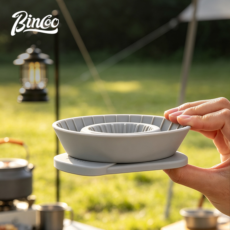 Coffee Dripper V60 - BINCOO 휴대용 V60 푸어오버 필터, 캠핑