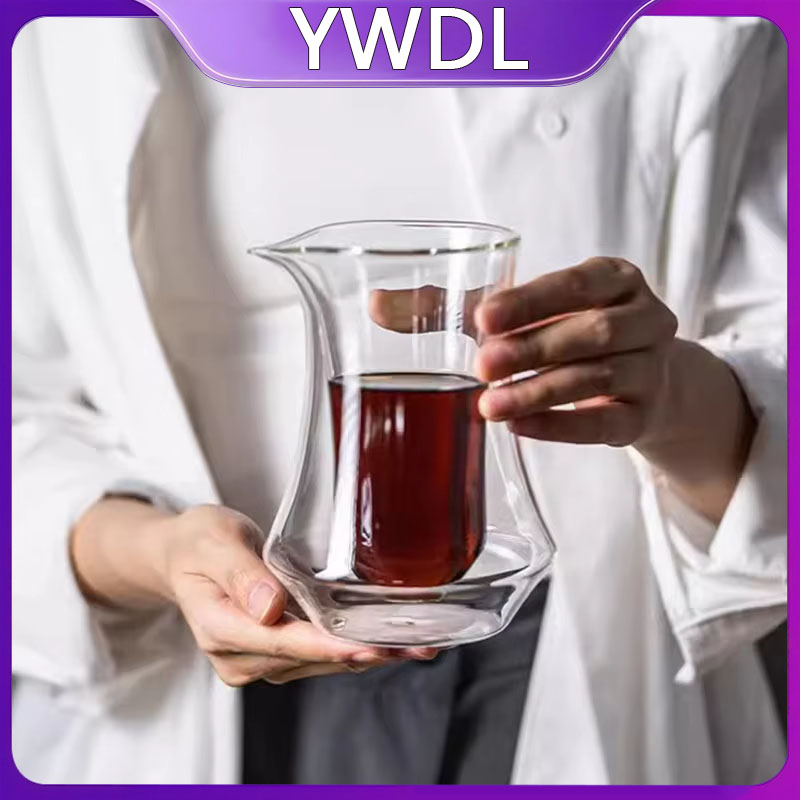 Coffee And Tea Glass - YWDL 300ml 이중 유리 커피 쉐어링