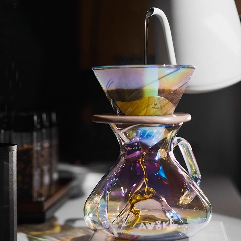 Coffee Dripper V60 - 푸어오버 커피 메이커 유리 커피 서버