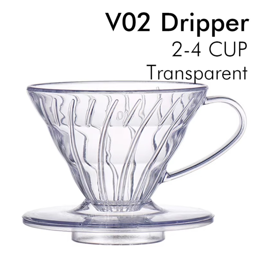 Coffee Dripper V60 - 새로운 플라스틱 커피 핸드 드리퍼 V형