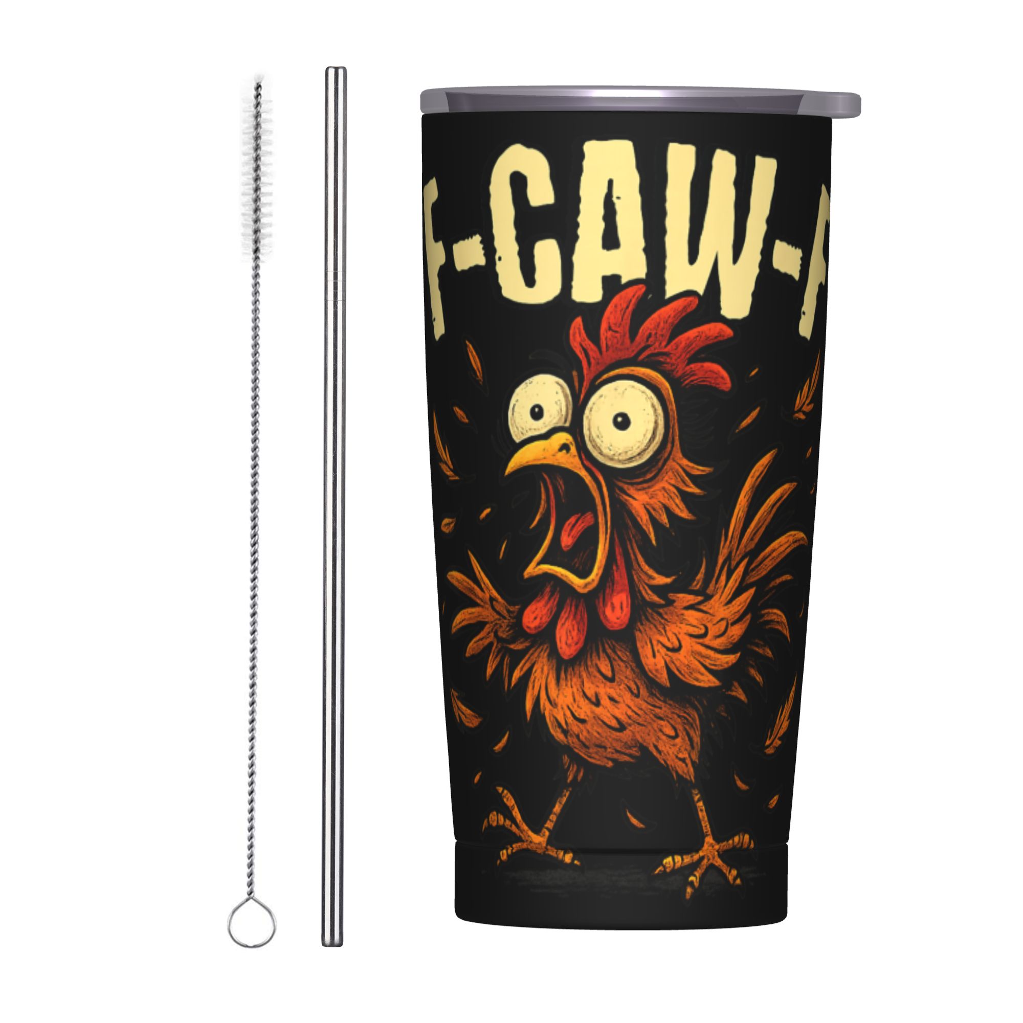 Double Wall Mug - F-Caw-F 치킨 FCAWF 텀블러 진공 단열