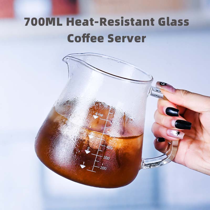 Coffee And Tea Glass - 신제품 고보로실리케이트 700ml 유리 푸어 오버