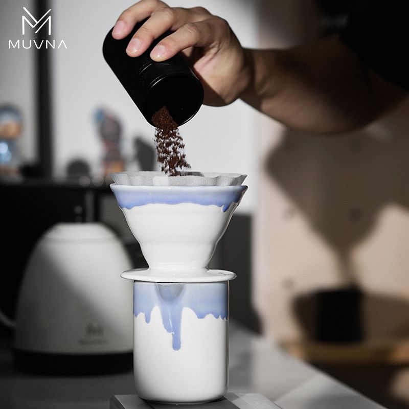 Coffee Dripper V60 - 무브나 맨니 포슬린 V60 푸어오버 커피