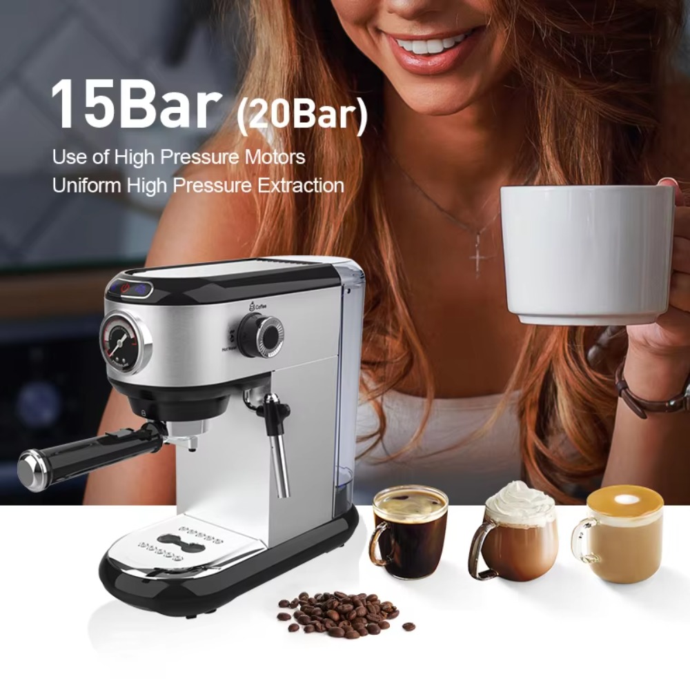 상업용 전기 가전 싱글 커피 머신 전기 15바 카푸치노 - Coffee & Tea Difabis 리뷰 및 가격