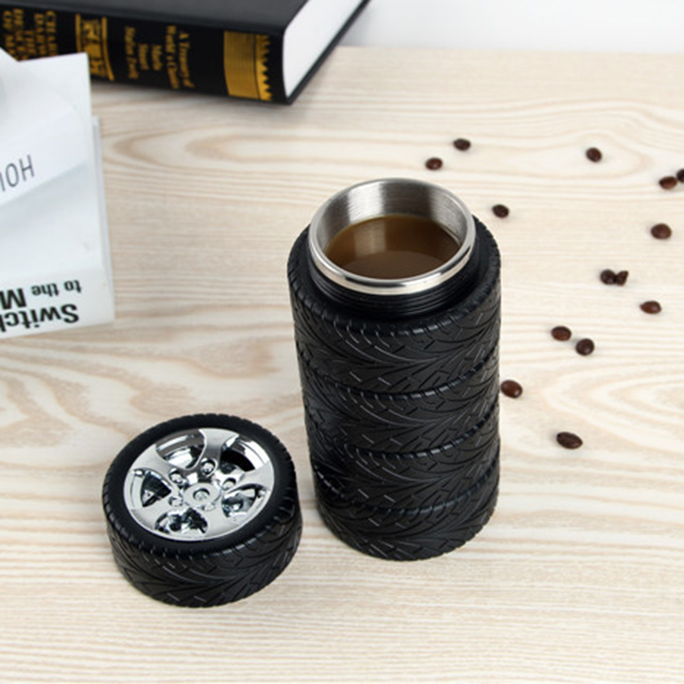 크리에이티브 타이어 컵, 스테인리스 스틸 내부 커피 머 - Young Tea Coffee 리뷰 및 가격