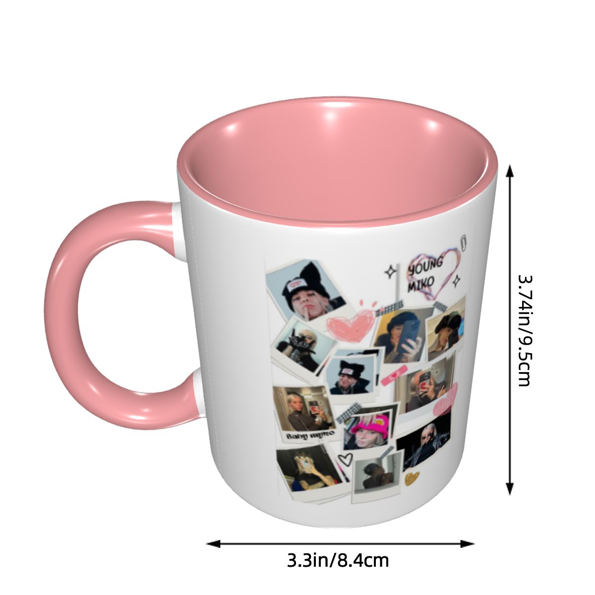 젊은 미코의 콜라주 재미있는 세라믹 커피컵 차컵 우유컵 - Young Tea Coffee 리뷰 및 가격