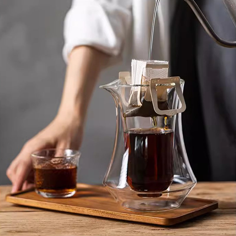 YWDL 300ml 이중 유리 커피 쉐어링 포트 투명한 - Coffee And Tea Glass 리뷰 및 가격