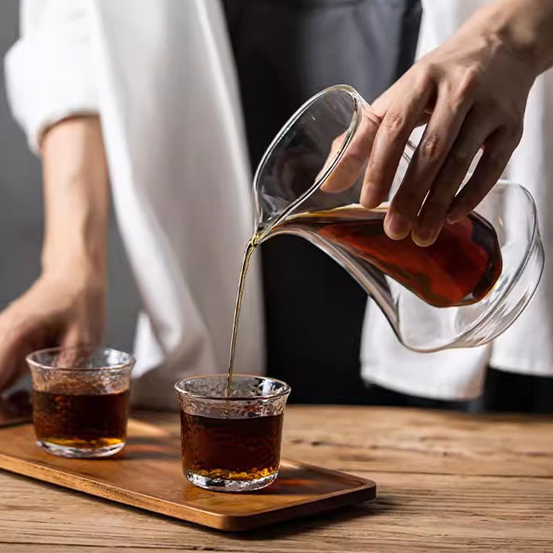 YWDL 300ml 이중 유리 커피 쉐어링 포트 투명한 - Coffee And Tea Glass 리뷰 및 가격
