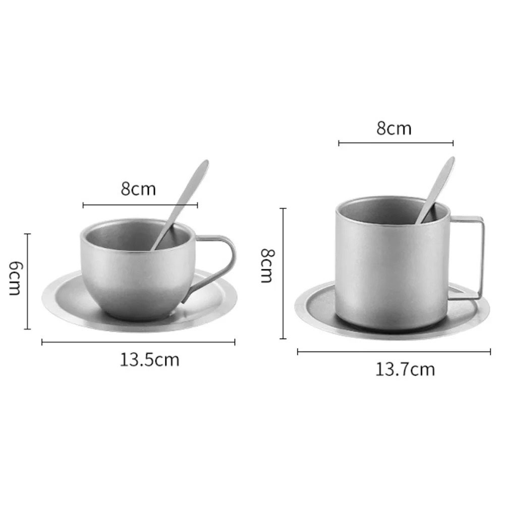 이중벽 티타늄 커피컵, 이중층 단열 캠핑 머그컵, 고정 - Double Wall Mug 리뷰 및 가격