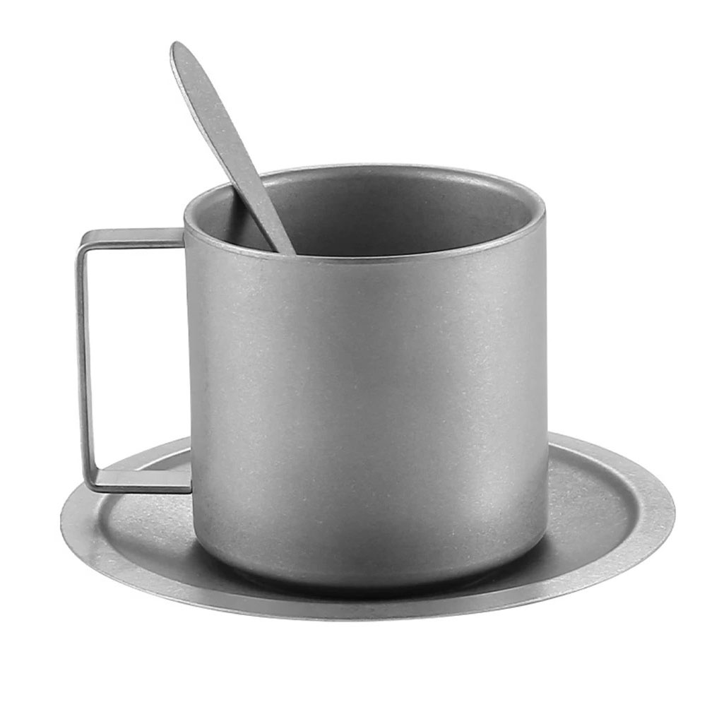 이중벽 티타늄 커피컵, 이중층 단열 캠핑 머그컵, 고정 - Double Wall Mug 리뷰 및 가격