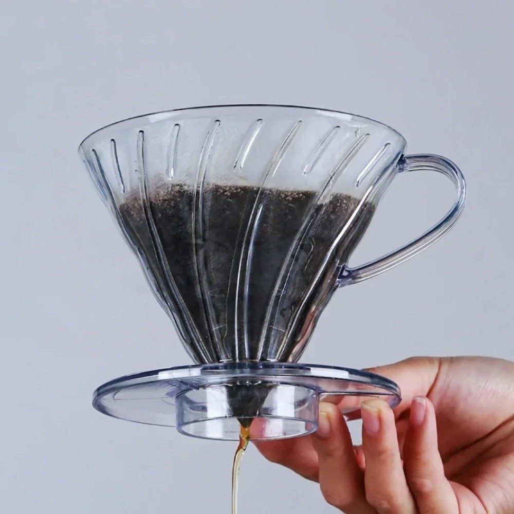 새로운 플라스틱 커피 핸드 드리퍼 V형 60 01/02 - Coffee Dripper V60 리뷰 및 가격