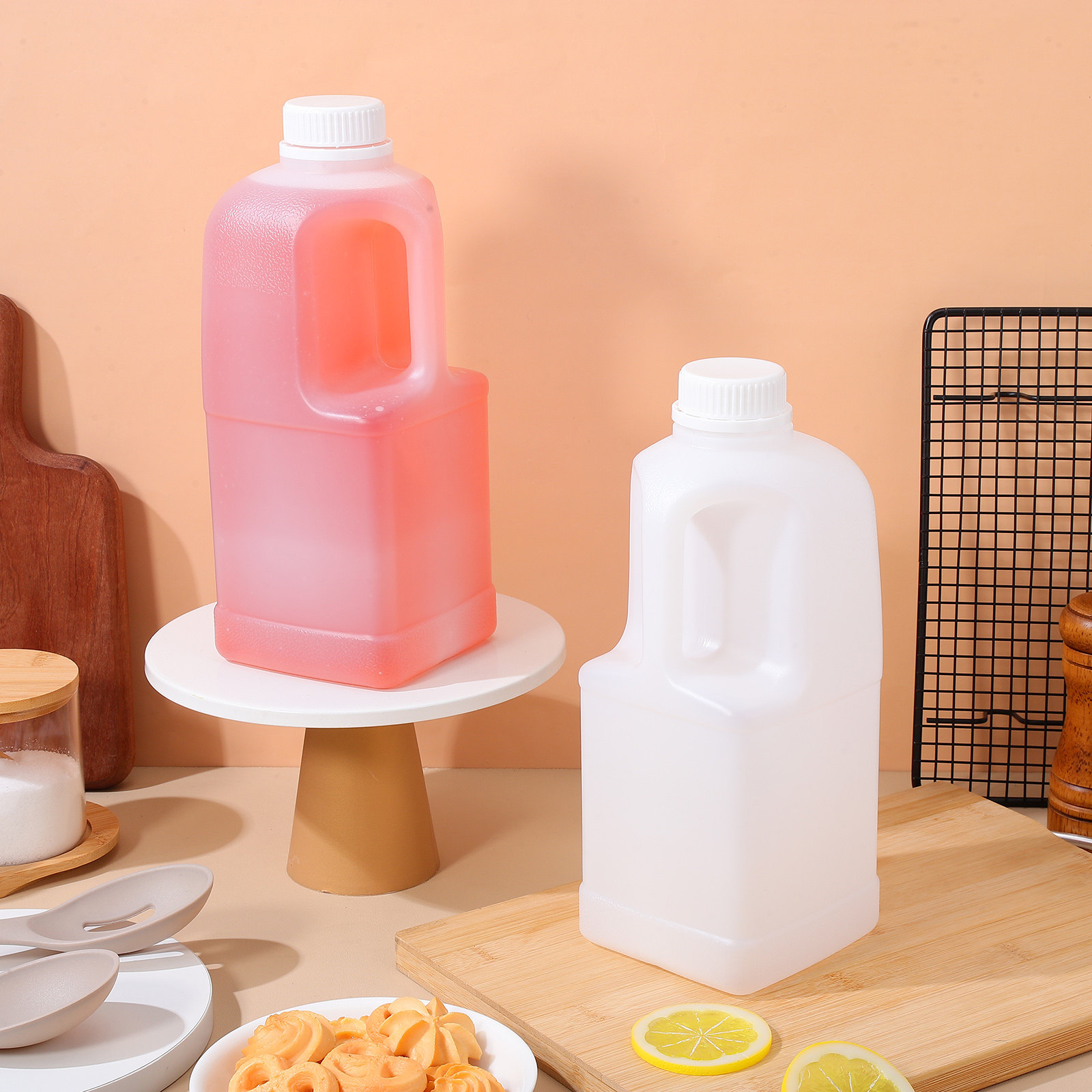 3개 대용량 2갤런 물 저장 용기(뚜껑 포함) 휴대 편 - Coffee Tea Containers 리뷰 및 가격