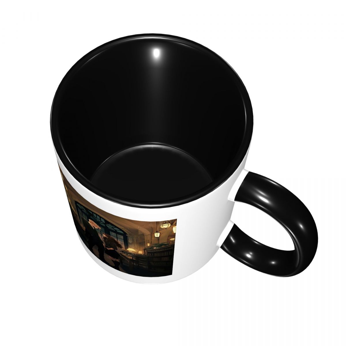 도서관에서 드라미온 머그컵 재미있는 세라믹 커피 컵 차 - Coffee Tea Library 리뷰 및 가격