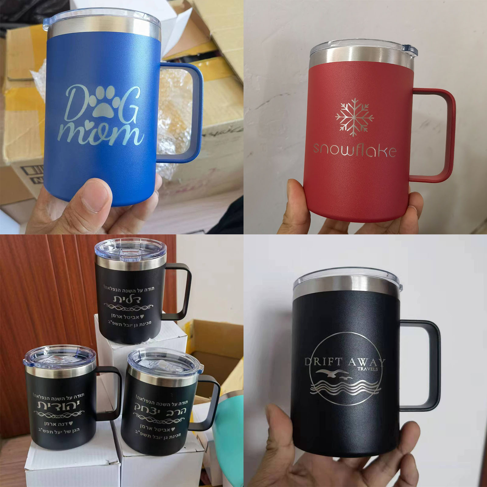 16온스 스테인리스 스틸 보온컵 진공 단열 텀블러 커피 - Double Wall Mug 리뷰 및 가격