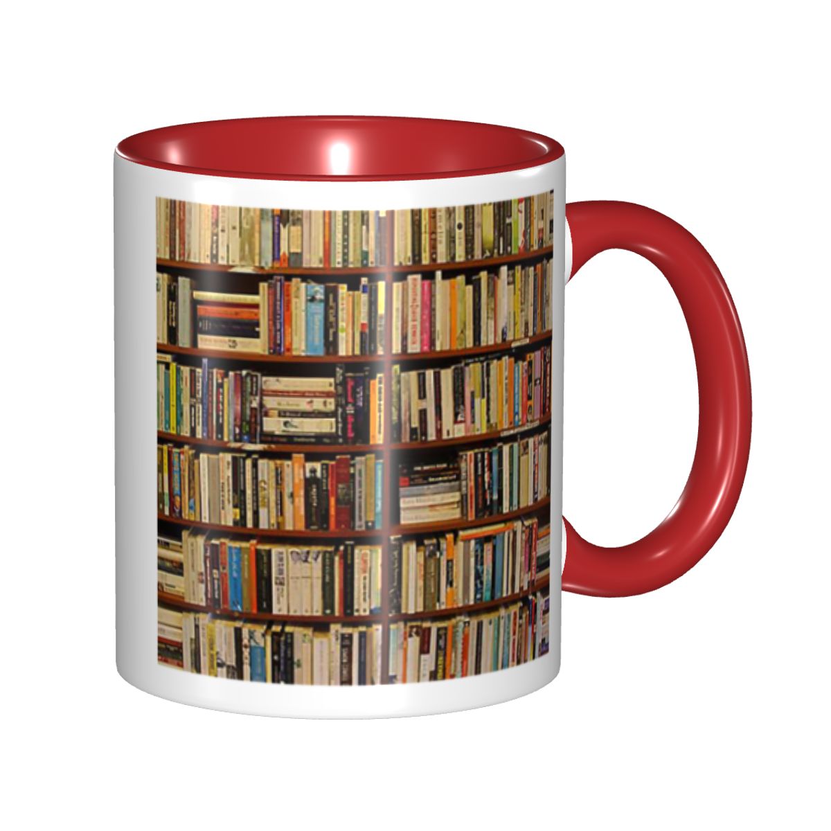 교육 도서관 책 머그컵 재미있는 세라믹 커피컵 차 머그 - Coffee Tea Library 리뷰 및 가격