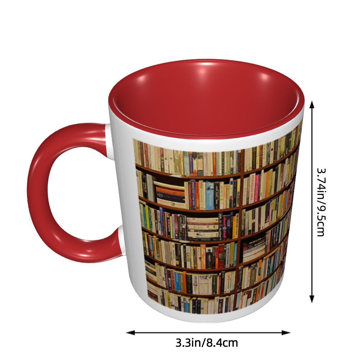 교육 도서관 책 머그컵 재미있는 세라믹 커피컵 차 머그 - Coffee Tea Library 리뷰 및 가격