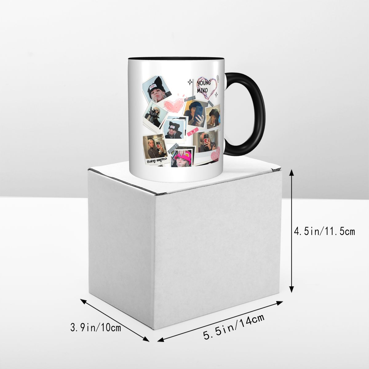 젊은 미코의 콜라주 재미있는 세라믹 커피잔 차 머그잔  - Young Tea Coffee 리뷰 및 가격