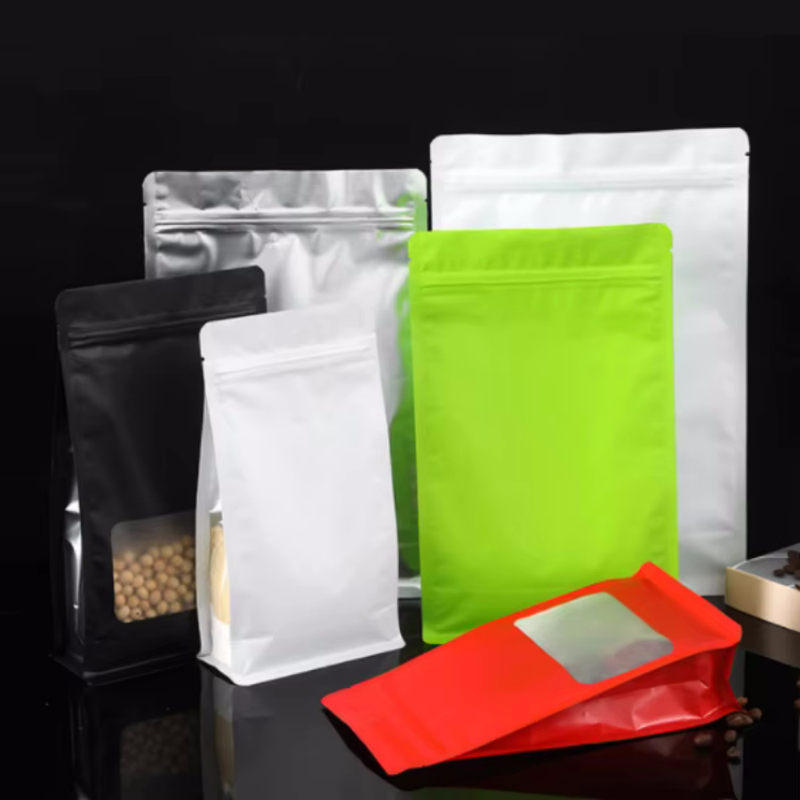 100PCS 알루미늄 호일 지퍼락 창문형 포장 백 DI - Coffee Tea And Cocoa 리뷰 및 가격