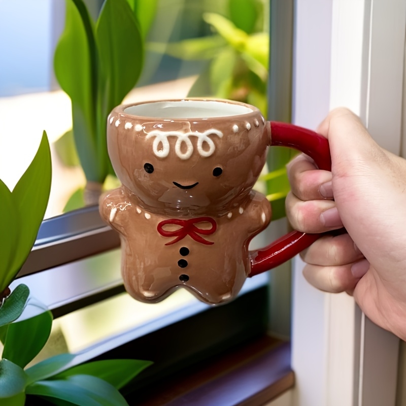 진저브레드맨 세라믹 머그컵, 크리스마스 커피잔, 코코아 - Coffee Tea And Cocoa 리뷰 및 가격
