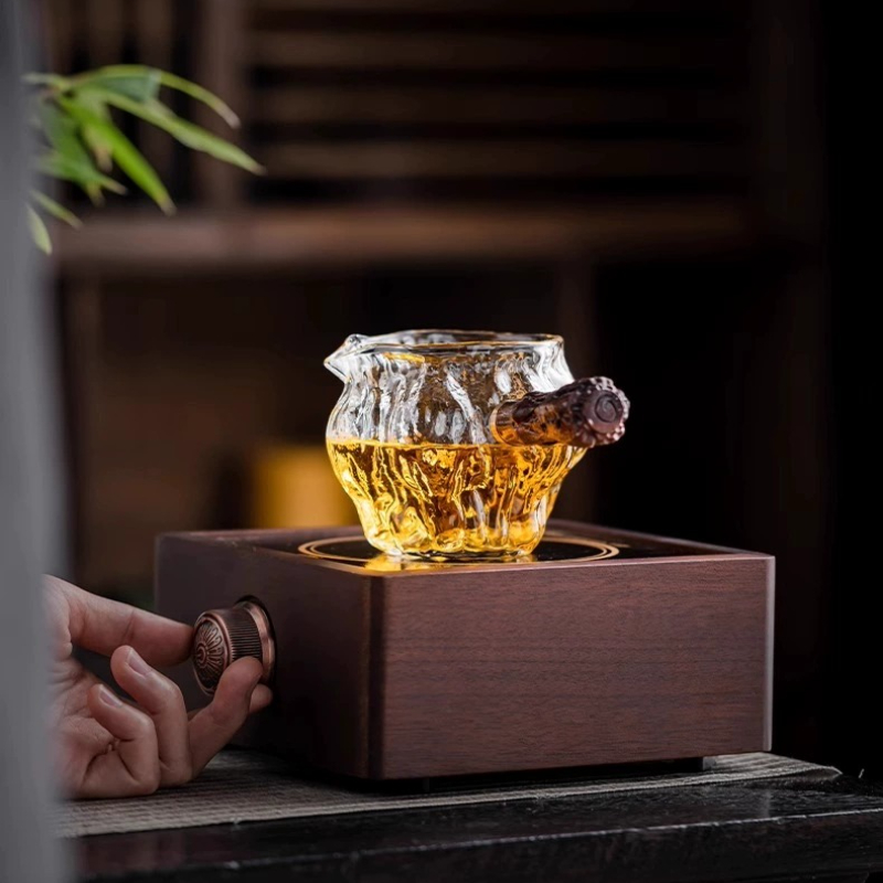 유리 차 서빙 피처 디캔터, 나무 손잡이, 중국어 Go - Coffee Tea Decanter 리뷰 및 가격