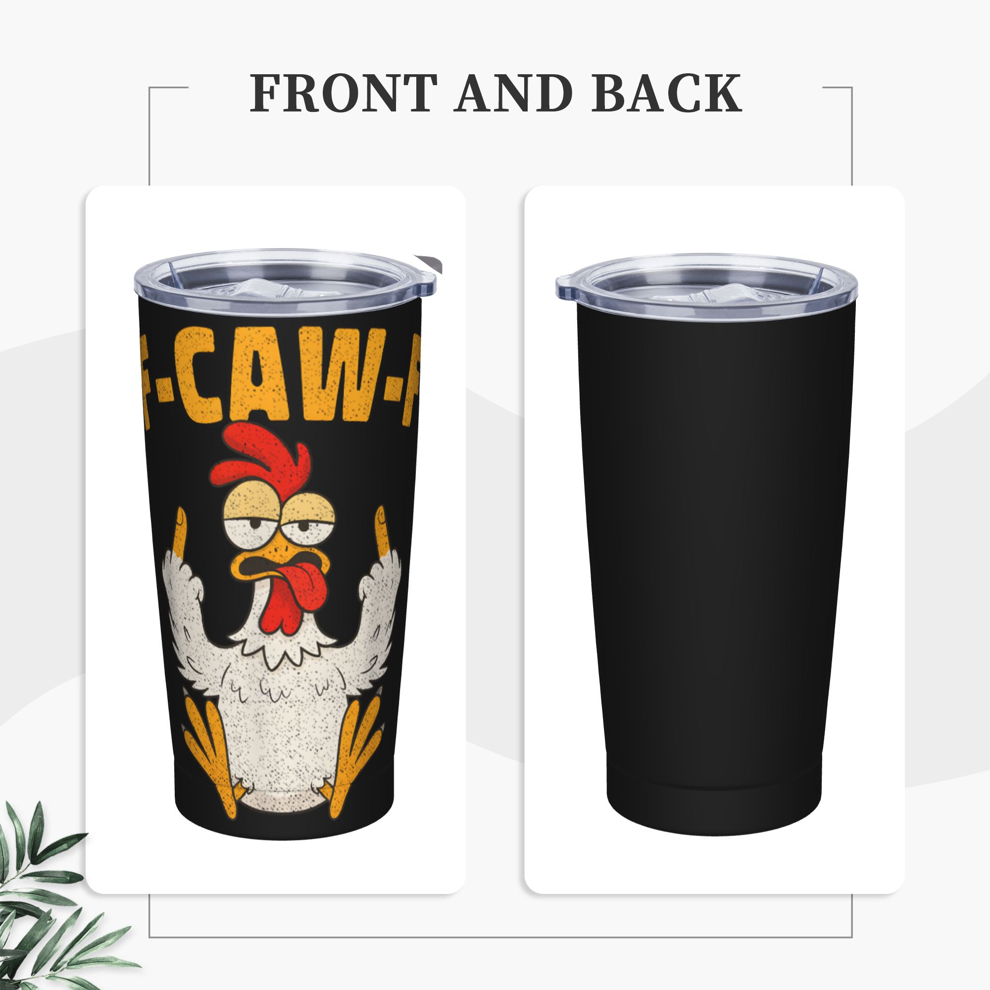 재미있는 F-Caw-F 치킨 FCAWF 텀블러 진공 단 - Double Wall Mug 리뷰 및 가격