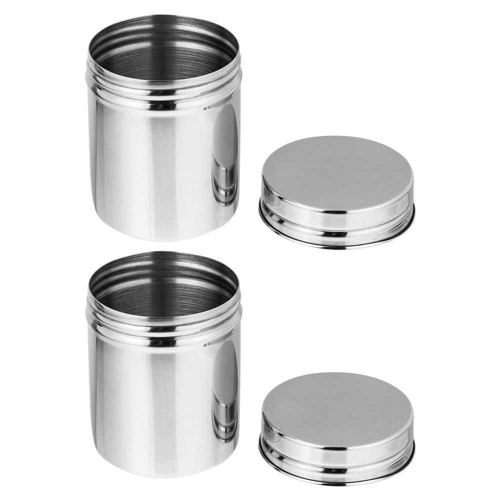 2Pcs 스테인레스 스틸 용기 304 식품 저장 용기  - Coffee Tea Containers 리뷰 및 가격