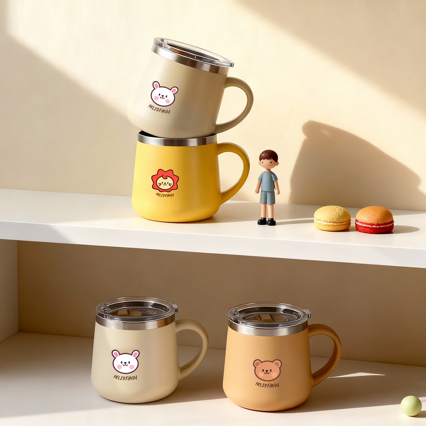 430ML 만화 캐릭터 316 스테인리스 스틸 커피컵  - Double Wall Mug 리뷰 및 가격