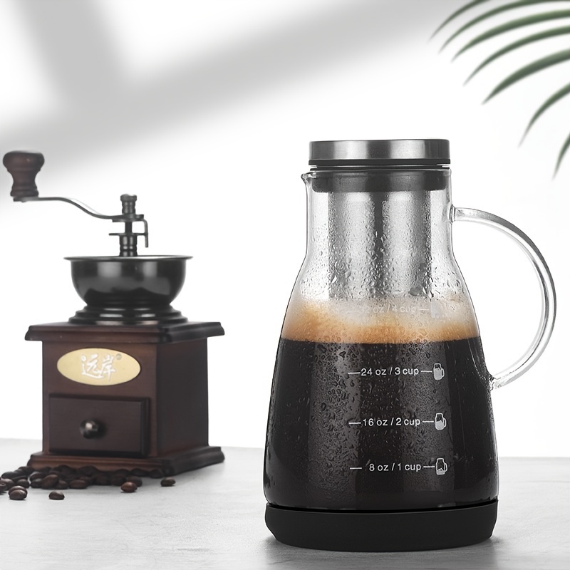 24온스 클래식 유리 콜드브루 커피 피처, 수동 푸어오 - Coffee And Tea Glass 리뷰 및 가격