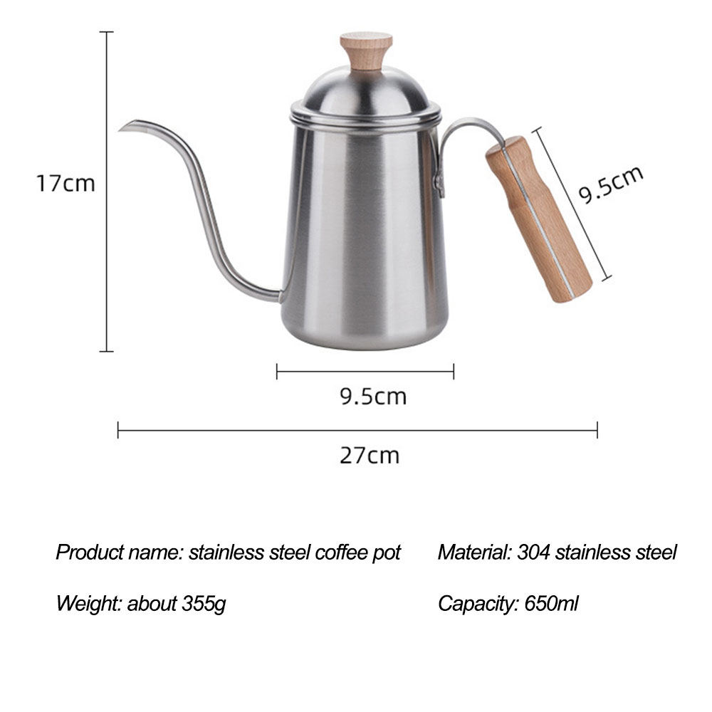 푸어 오버 커피 주전자 구즈넥 스테인레스 스틸 차 주전 - Coffee Tea Beans 리뷰 및 가격