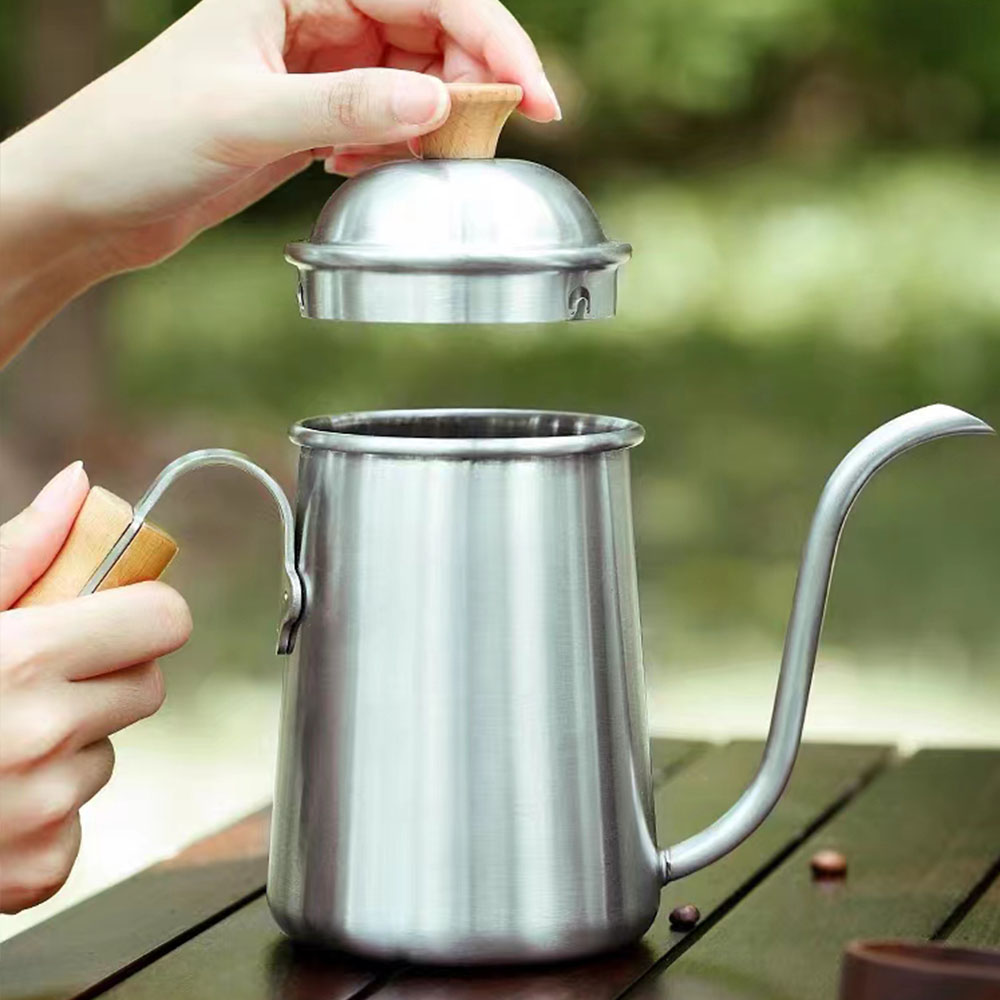 푸어 오버 커피 주전자 구즈넥 스테인레스 스틸 차 주전 - Coffee Tea Beans 리뷰 및 가격