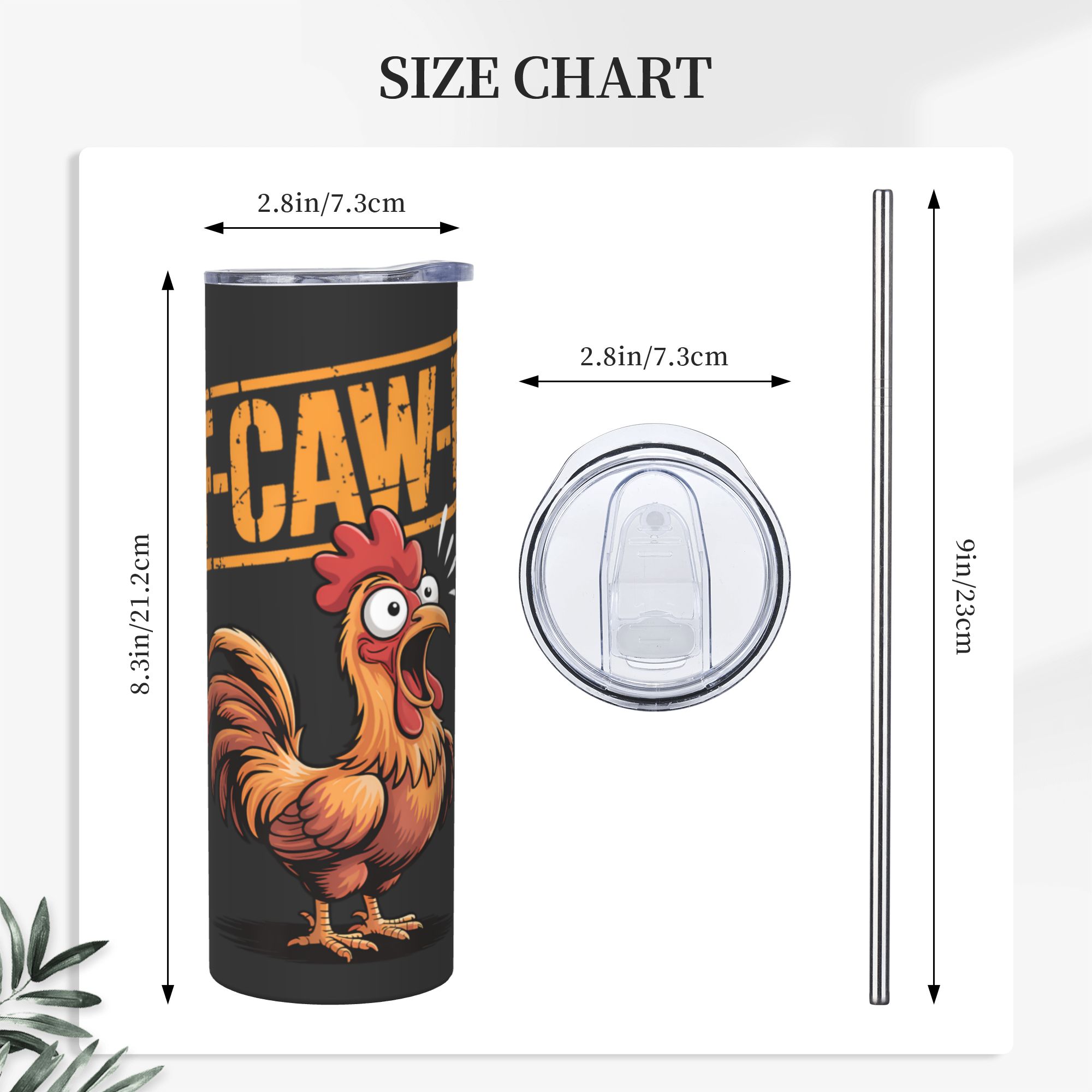 재미있는 F-Caw-F 치킨 FCAWF 텀블러 진공 단 - Double Wall Mug 리뷰 및 가격