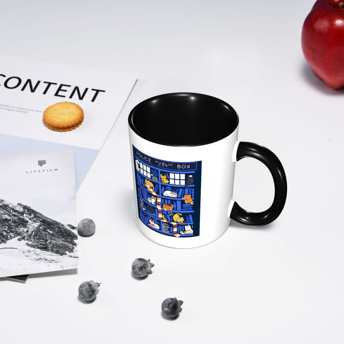 라이브러리 박스 후 마그 재미있는 세라믹 커피 컵 차  - Coffee Tea Library 리뷰 및 가격