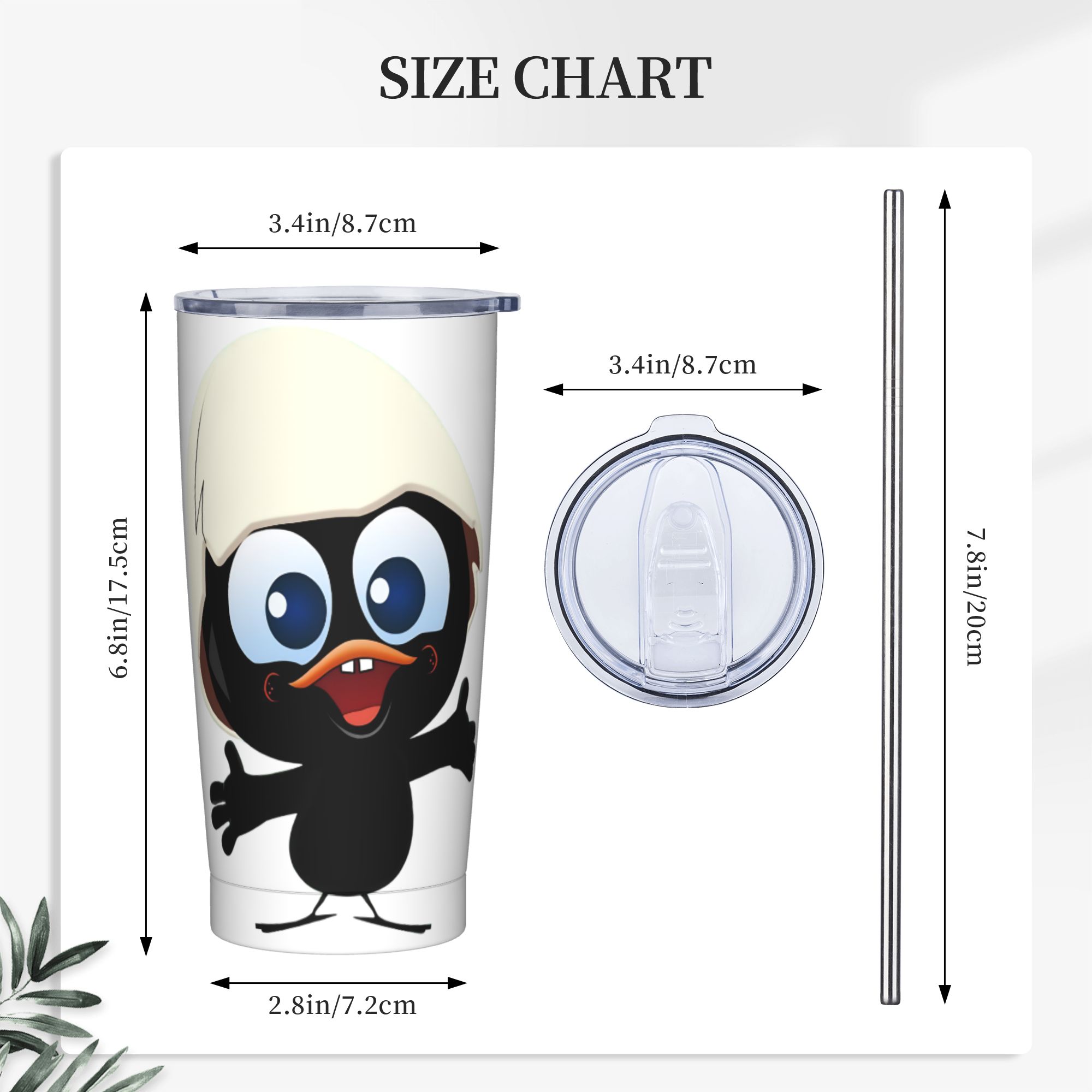 칼리메로 블랙 치킨 보온 텀블러 뚜껑과 빨대 포함 20 - Double Wall Mug 리뷰 및 가격