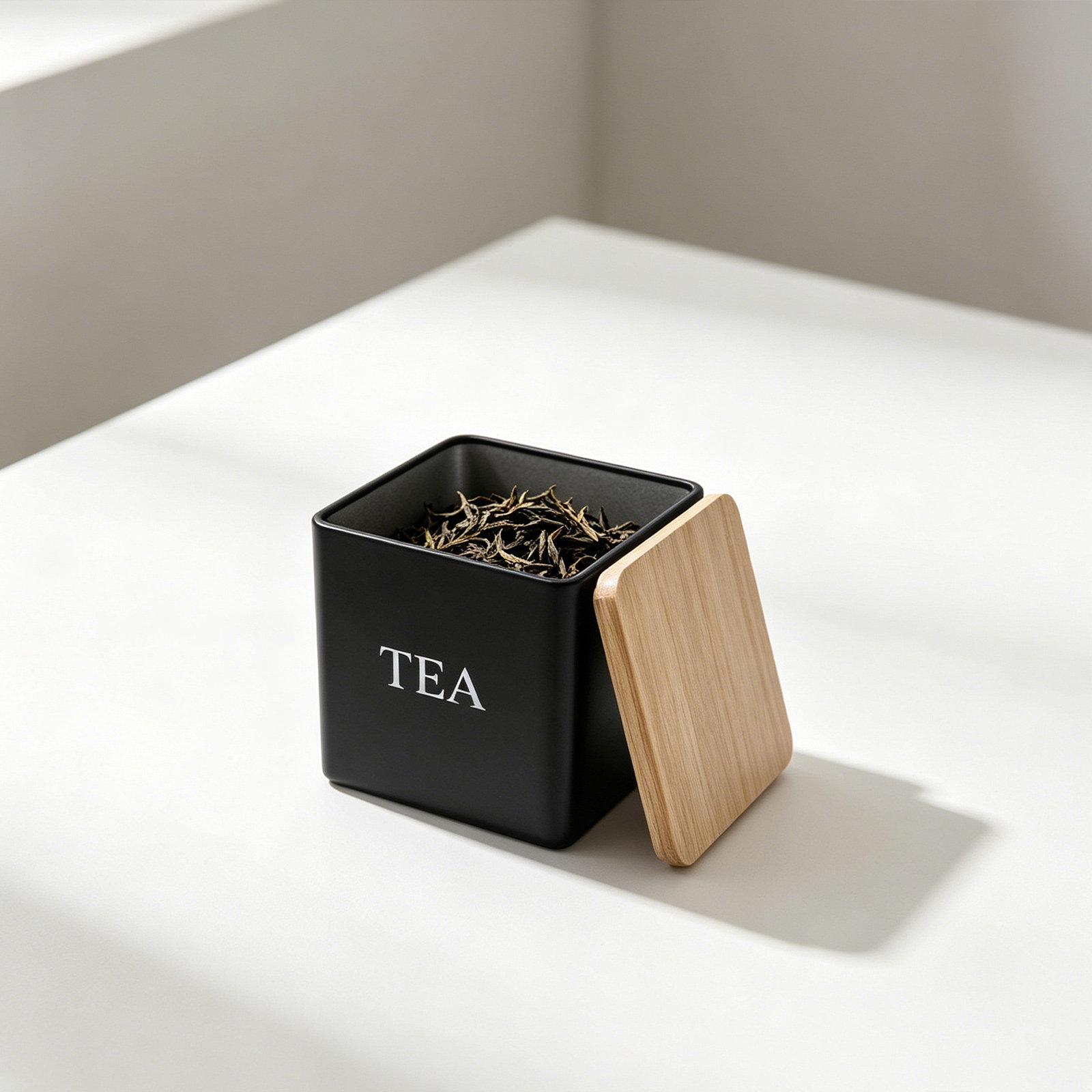 3개 세트 금속 차/커피/설탕 보관 용기, 대나무 뚜껑 - Coffee Tea Containers 리뷰 및 가격